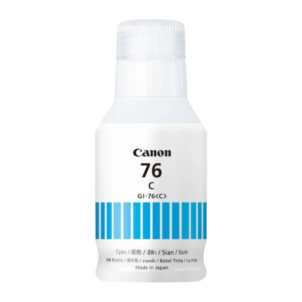 Canon 76 Cyan Inkjet Ink Bottle 135ml view 2